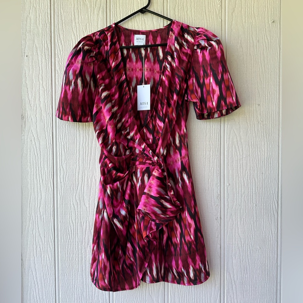 MISA Los Angeles Amina Wrap Dress
